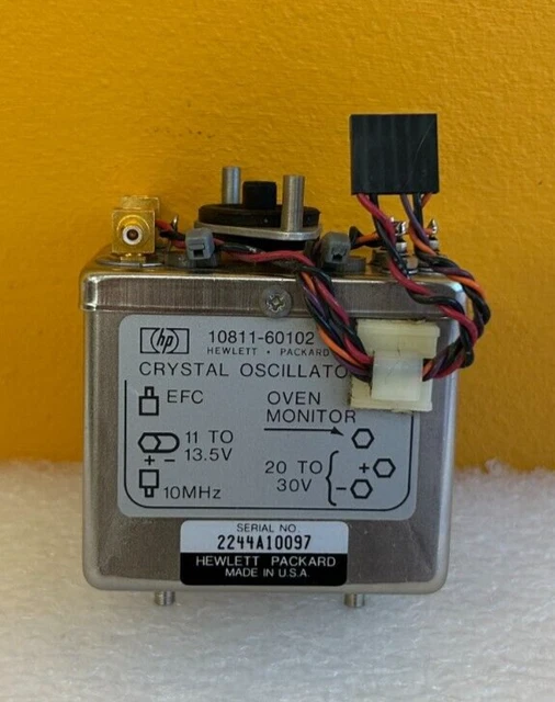 HP 10811-60102 10 MHz, 11 to 3.5 V EFC,  Precision Crystal Oscillator. Tested!