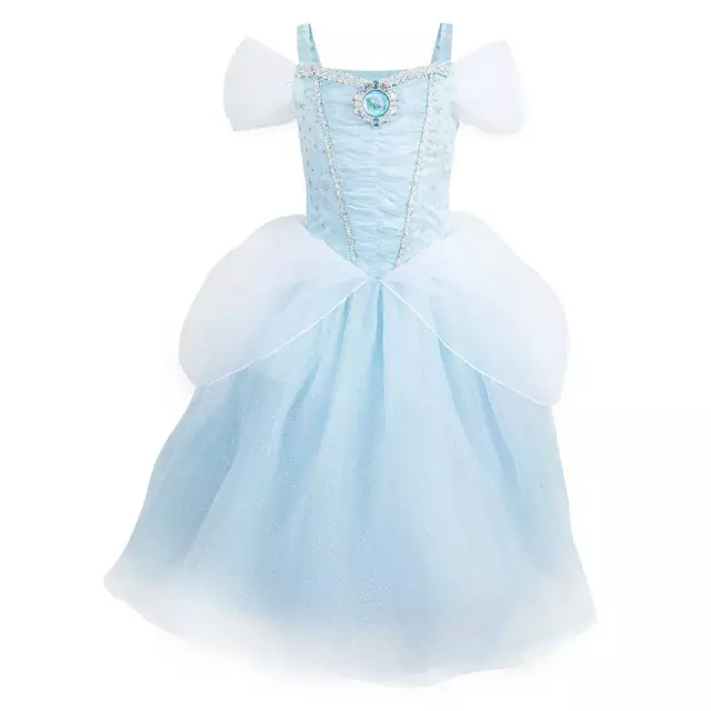 NWT Disney store Cinderella Costume Dress Princess SZ 3,4,5/6,7/8 Girls