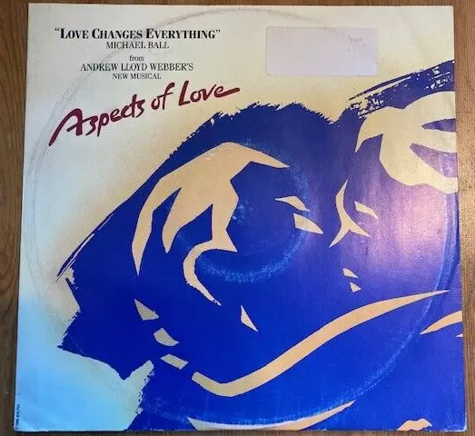 1989 Michael Ball 12" Single - Love Changes Everything - Aspects Of Love Rurx 3