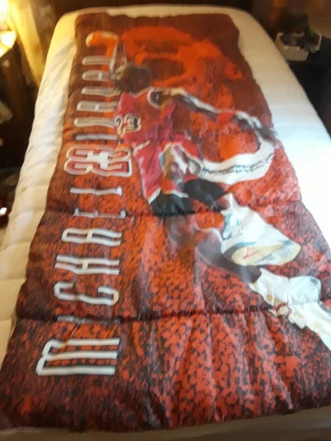 Vintage 1991 Michael Jordan Chicago Bulls 23 Child's Plush Sleeping Bag NBA