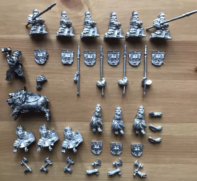 ZWERGENARMEE d. EISENBERGE, Unreleased Miniatures, Tabletop, Hobbit, MESBG, TOP!