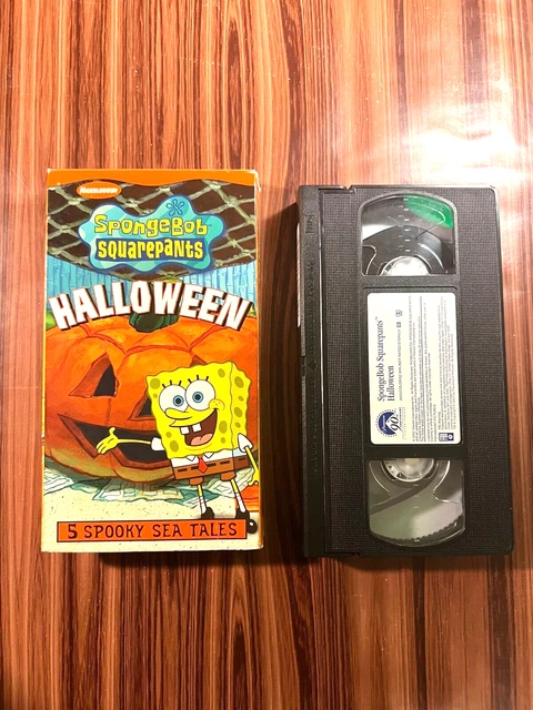 SPONGEBOB SQUAREPANTS HALLOWEEN VHS 2002 Nickelodeon 5 Spooky Sea Tales