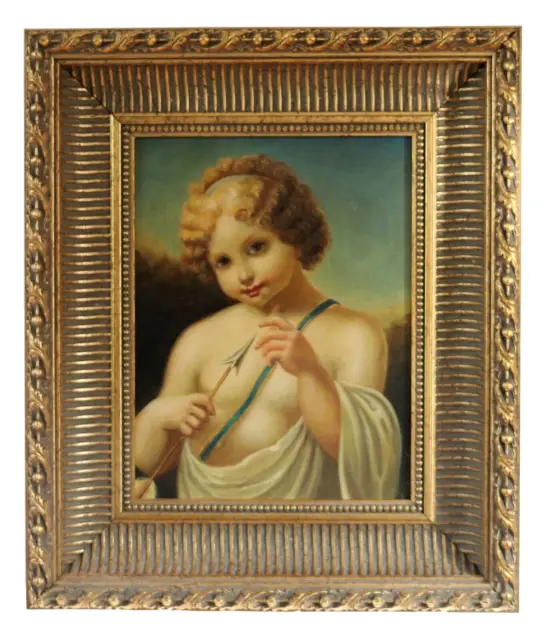 Dipinto copia  "Amore con freccia" di Giovan Battista Borghese