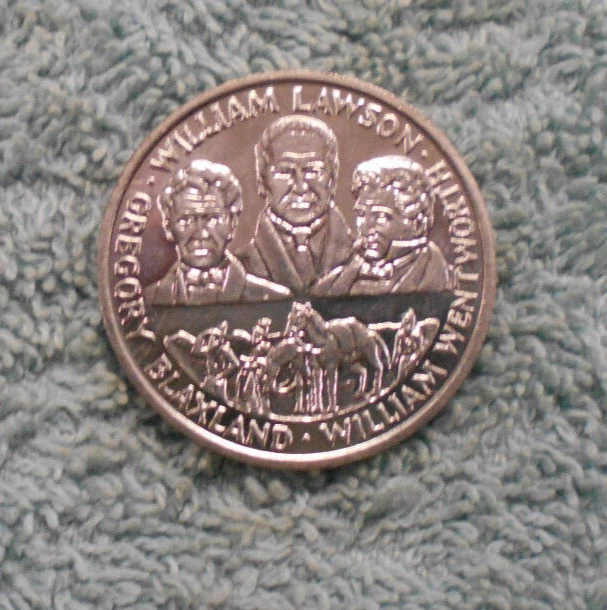 Blaxland, Lawson & Wentworth Explorers   Australian 1988  Medal