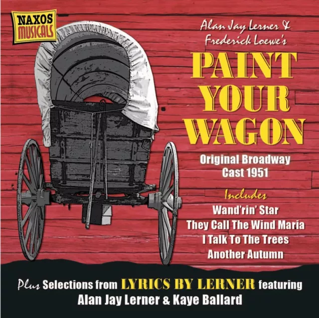 Paint Your Wagon [Original Broadway Cast] New Cd 2