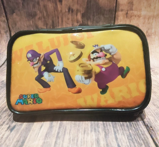 NINTENDO DS SUPER Mario Bros. Waluigi & Wario 6” Zipped Carry Case $16. ...