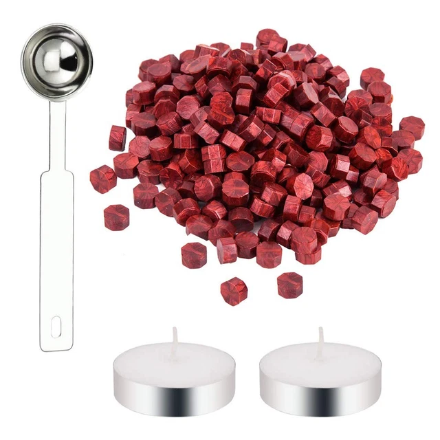 Kit Sigillo Di Cera - 100 Perline Dorate Con Cucchiaio | Per Inviti, Buste E Regali Con Stile - Foto 9