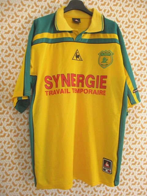 Maillot Fc Nantes Gardien Le coq Sportif Synergie Jersey Vintage - S