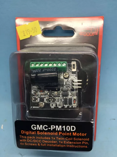 GAUGEMASTER GMC-PM10D  DIGITAL POINT MOTOR- PECO TYPE FOR UNDER BASEBOARD   ra-4