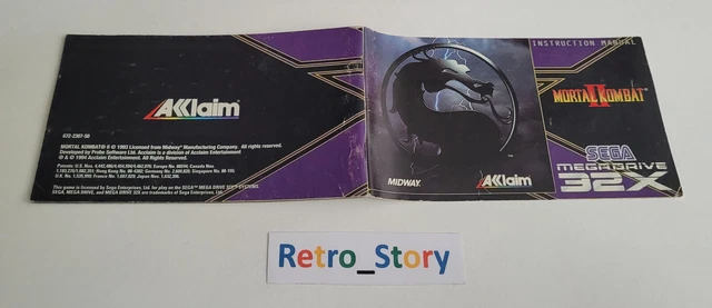 Jeu Mortal Kombat II Pour Sega Game Gear Avec Notice - Très Bon état, Rare, De Collection Personnelle