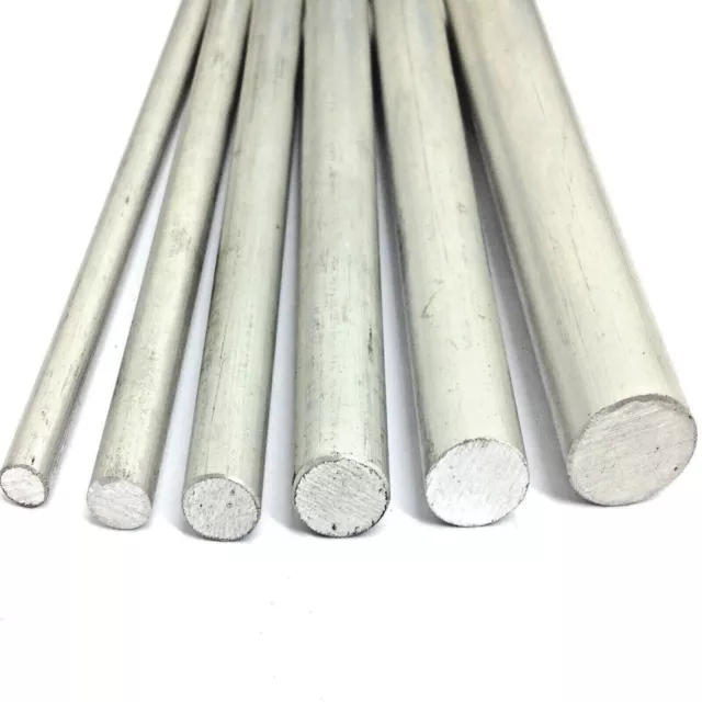 Aluminium Runde Stabstange 1/4"" - 3"" mehrere Größen Qualität 6082T6