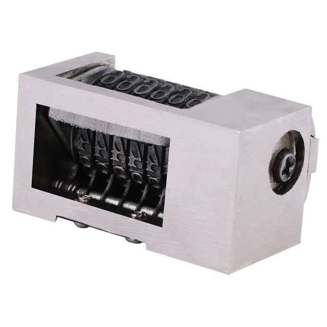 5 Pcs 6 Digits Numbering Machine Platen Font Letterpress Printing Model ♡