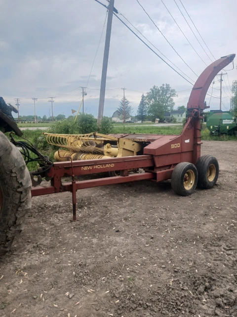 New Holland 900 Chopper Forage Corn Hay Harvester With  Hay Head