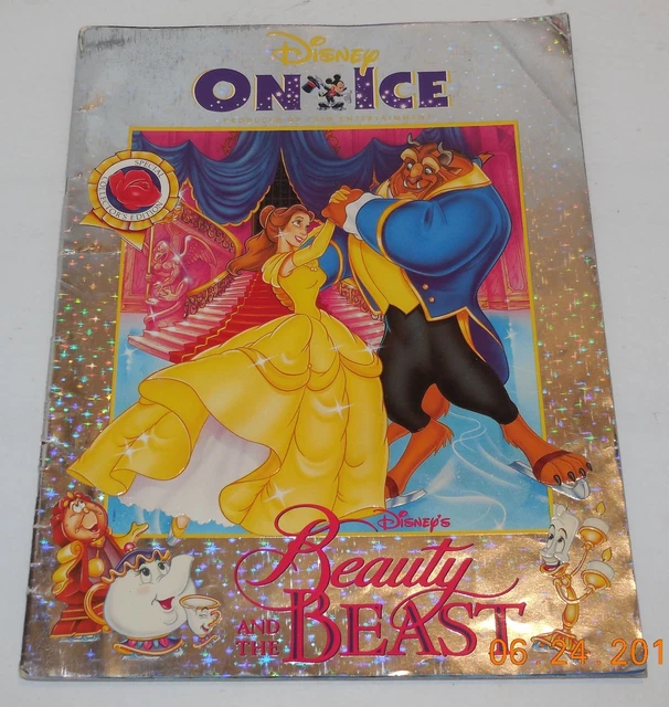 DISNEY ON ICE Beauty And the Beast Program vintage Rare OOP $70.69 ...