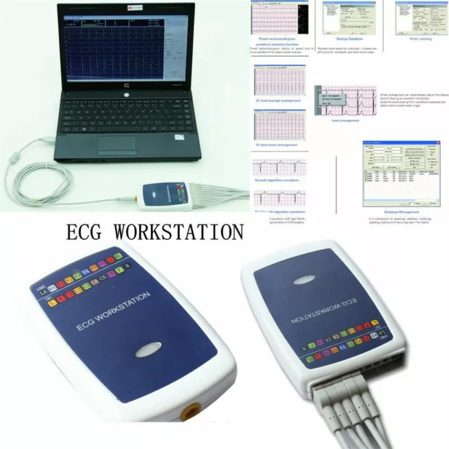 CONTEC8000G ECG Workstation 12 Lead EKG ECG Machine Recorder Análisis... 2