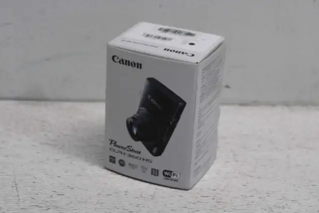 Canon PowerShot ELPH 360HS Digital Camera Black 20.2MP