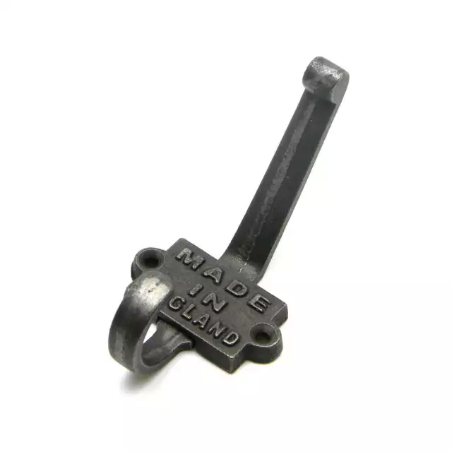 Made in England Coat Hook Cast Antique Iron Wall Hooks 110mm - Pack of 5