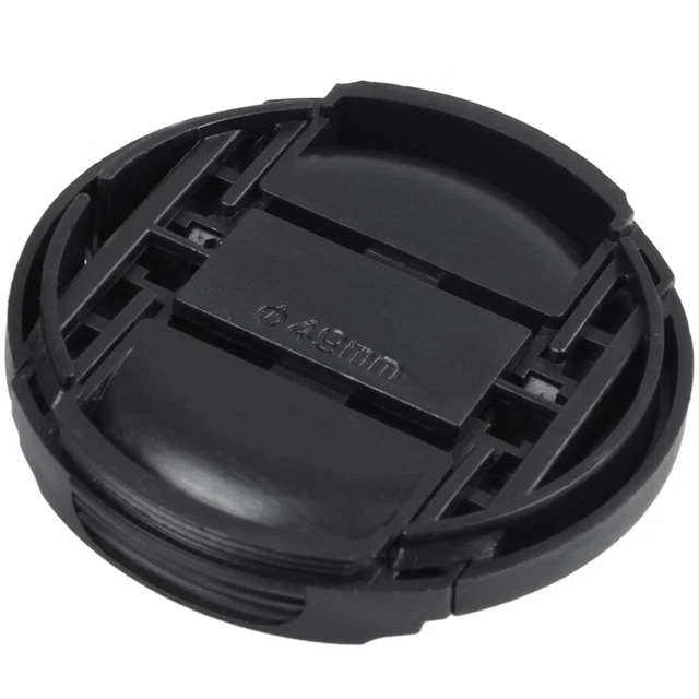 (R) Cámara Universal 49 mm Tapa Objetivo Protección - Negro C7I8