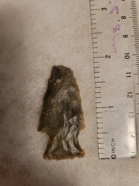 Colorful 1.75 inch KY Corner Notch  Creek Find Authentic Arrowhead/Artifact