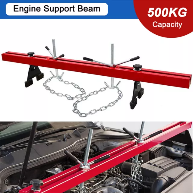 Heavy Engine support double beam bar stand motor traverse lifter gearbox 500kg