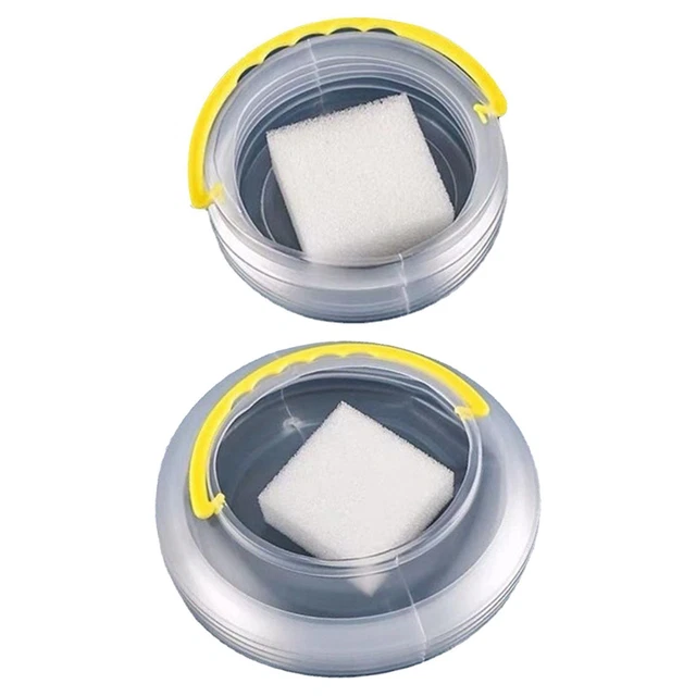 Lave-pinceau Pliable, Seau de Lavage Portable Porte-brosse Nettoyant Peinture