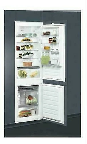 WHIRLPOOL Art 66112 Frigo Encastré Combiné Classe A Aéré Blanc