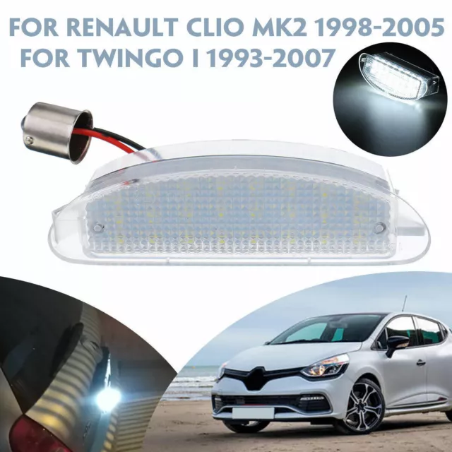 Eclairage lumière feux de plaque d'immatriculation Pour Renault Clio 2 Twingo 1