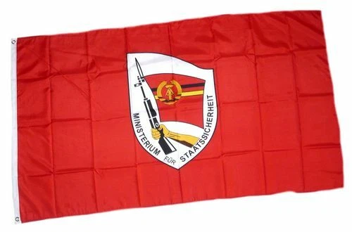 U24 DDR Stasi Flagge 60x90 Cm - Premium Polyester Bootsflagge