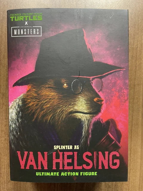 NECA: Teenage Mutant Ninja Turtles x Monsters Splinter As Van Helsing - MIB