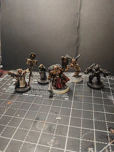 Warhammer 40k Inquisitor Coteaz And Retinue metal oop rare