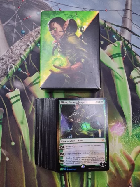 Planeswalker Deck - Nissa Genesis Mage ~ Hour of Devastation MTG Magic Complete