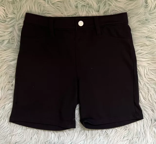 Old Navy Girls Bermuda Shorts Size L (10-12) Black Stretch Pull On