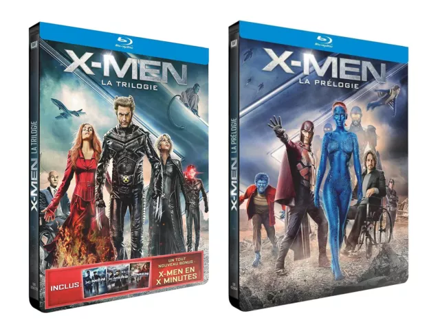 Lot Coffrets X-Men Trilogie Prélogie steelbook blu-ray Edition collector limitée