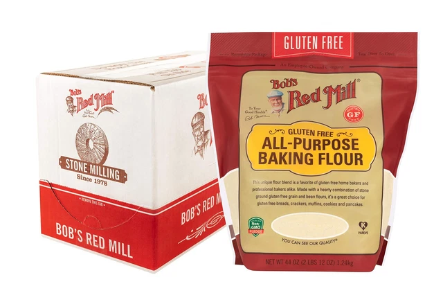 BOB'S RED MILL Gluten Free All Purpose Baking Flour 44oz Pack of 4