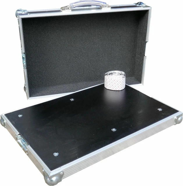 Gitarrenpedalbrett Schwan Flight Case 583 mm x 383 mm GRÖSSE 2 (Sechskant)
