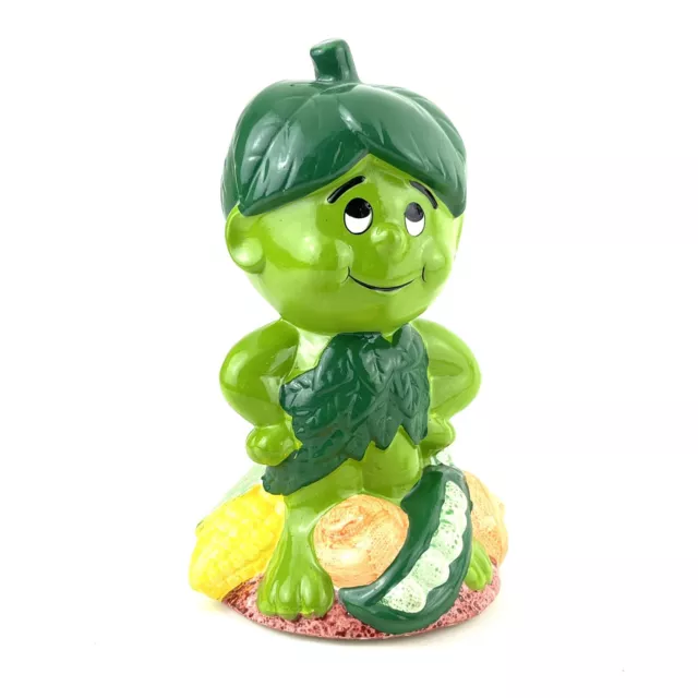 Vintage Jolly Green Giant Co 1985 Little Green Sprout Musical Bank Untested