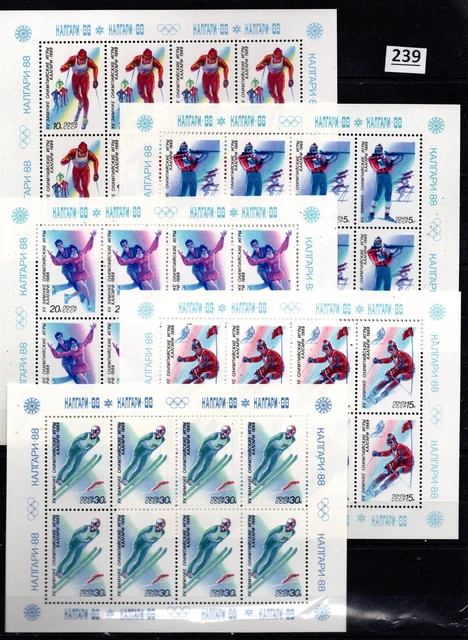 /// Russia 1988 - Mnh - Olympics - Sports
