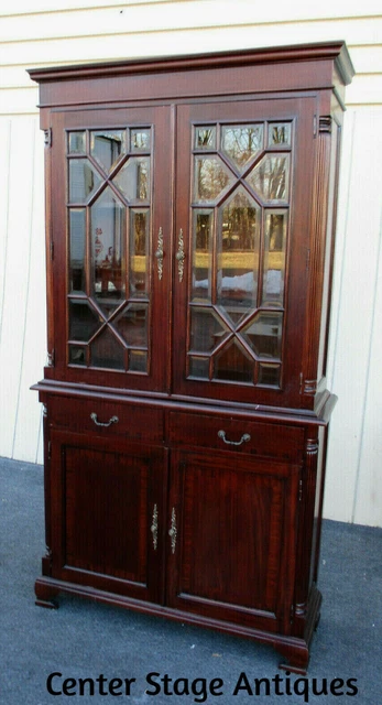 62867    Mahogany Curio China Cabinet