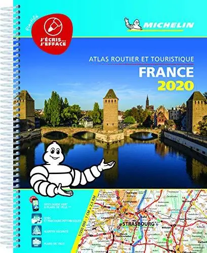 France 2020 -Tourist & Motoring Atlas A4 Laminated Spiral: Tourist & Motoring At