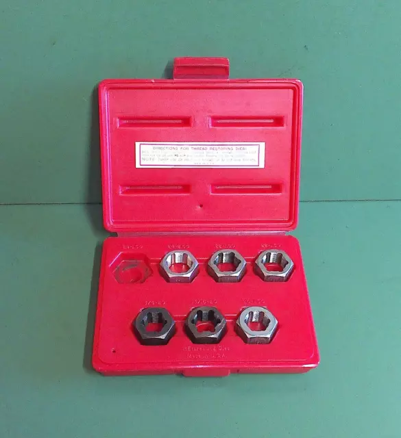 6 Piece Matco Tools Spindle Rethreading Kit Rethreader Die Incomplete TR7K