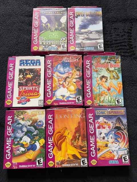 Lot jeux sega game gear complet TBE - Jeux vidéo
