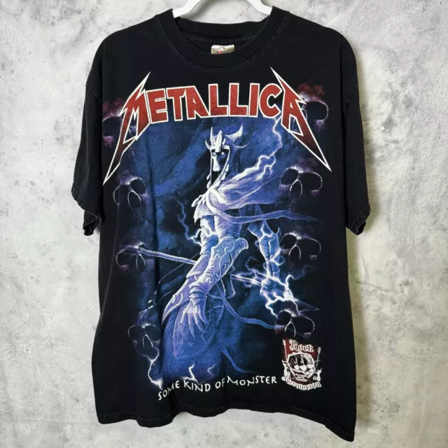 Metallica Mexican Bootleg T Shirt Mens XL Black All Over Print