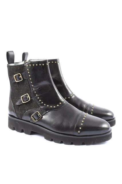 MELVIN & HAMILTON Bottines à fermeture éclair Dames T 39 noir style décontracté
