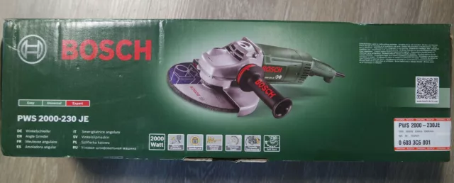 Bosch Winkelschleifer PWS 2000-230 JE  /  2000 Watt