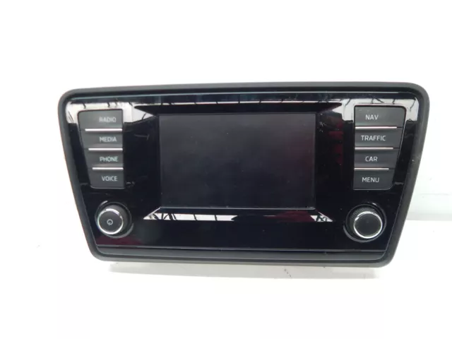 Skoda Octavia Mk3 12-15 Sat Nav Gps Display Unit