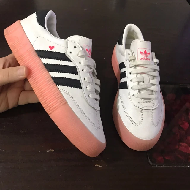 Adidas superstar trainers clearance white black glory pink