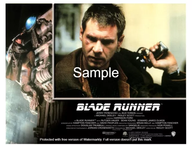 Blade Runner (1982) - 8x10 Lobby Card - Set of 8 - Reproduction