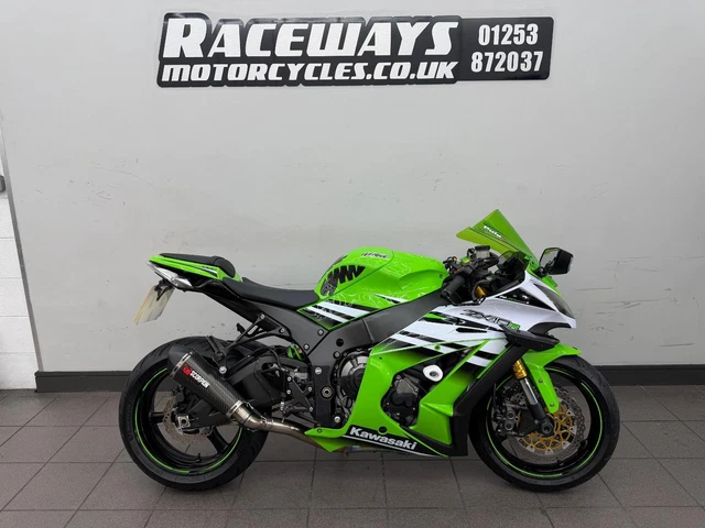 KAWASAKI NINJA ZX-10R 2015 15 Reg 21,849 Miles Green Used