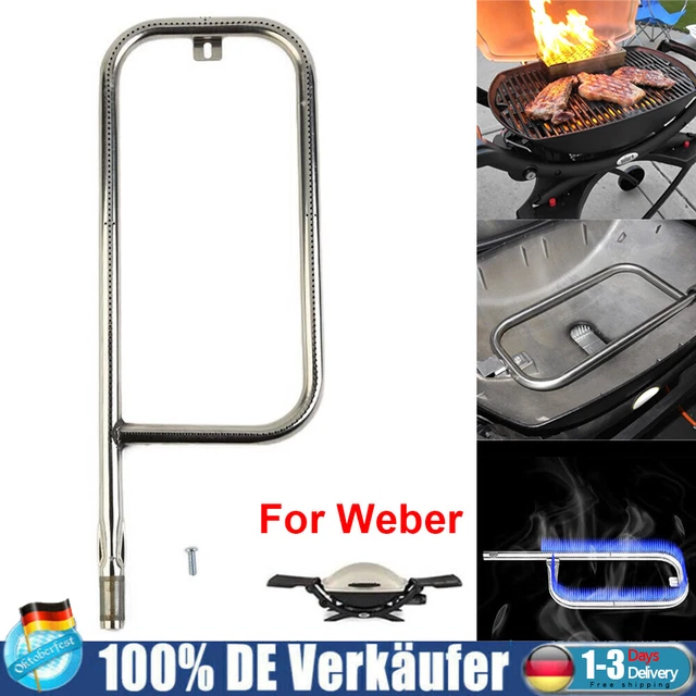 Brenner Ersatz Für Weber Q200 Q220 Q2000 Q2200  Ofen Gasgrill Grill Edelstahl DE