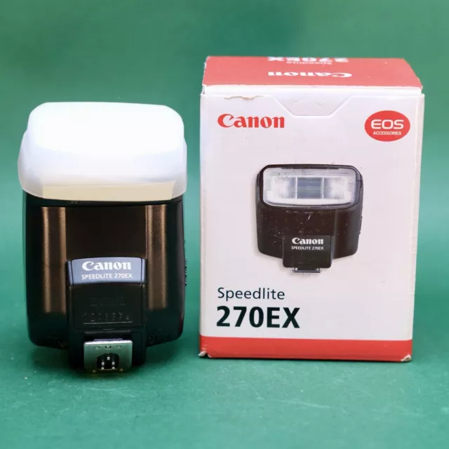 Canon Speedlite 270ex Flash / Flashgun For Canon EOS DSLR Cameras, Boxed Vgc